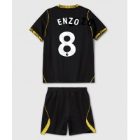 Stroje piłkarskie Chelsea Enzo Fernandez #8 Koszulka Wyjazdowej dla dzieci 2026-27 Krótki Rękaw (+ szorty)